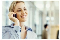 Woman on phone